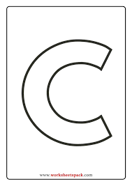 upper case alphabet template