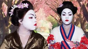 geisha hair and makeup tutorial