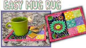 diy easy mug rug the sewing room