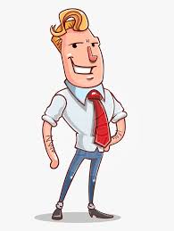 vector businessman cartoon character