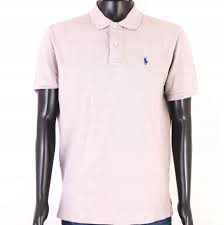 Details About T Ralph Lauren Mens Polo Shirt Cotton Grey Size M