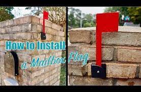 Diy Mailbox Flag Brick