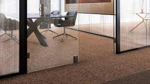 metallic and matte effect carpet tiles