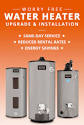 Water heater busted? Get one free. We just did. m