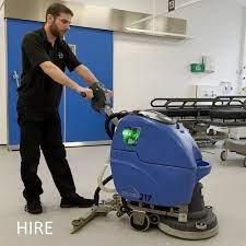 hire mains floor scrubber dryer