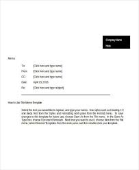Free 9 Blank Memo Examples Samples In Pdf Word Pages