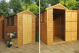 6 X 4ft Overlap Apex Windowless Shed