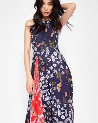 ted baker kyoto gardens maxi dress in