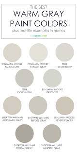 The Best Warm Gray Paint Colors Warm