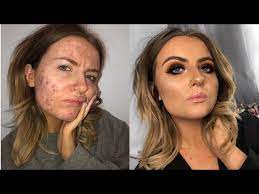 acne makeup tutorial full face of