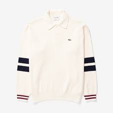 lacoste frech made relaxed sweat ribbed