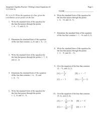 Writing Linear Equations 4