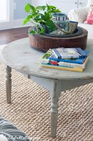 painted coffee table the lilypad cote