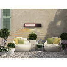 Westinghouse Infrared Electric Outdoor Heater Wall Mounted With Gold Tube And Remote Control
