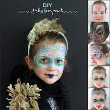 diy fish face paint and the just so
