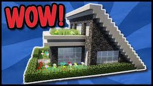 Wie macht ihr das dann wenn es in echt zb 10 meter sind. Modernes Minecraft Haus Zum Nachbauen Minecraft Haus Ideen Deutsch German Youtube