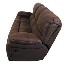 microfiber reclining sofa brown