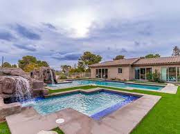 pool in backyard las vegas nv real