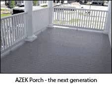 azek porch 16 ft gany tongue and groove pvc porch board deck board