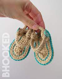 easy crochet baby sandals free pattern