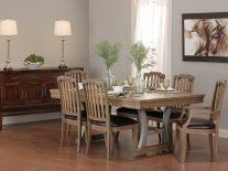 Are you interested in kitchen tables and chairs wood? Amish Dining Room Sets Solid Wood Tables Chairs Countryside