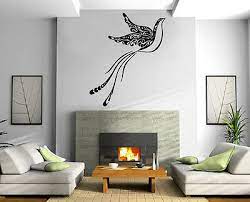 Tribal Bird Peacock Animal Decor Wall