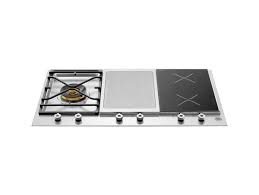 gas griddle induction hob bertazzoni