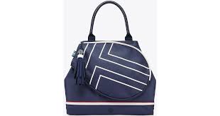 Get the best deal for tory burch large backpacks for women from the largest online selection at ebay.com. Tory Sport Tory Burch Canvas Tennis Tote In Blue Lyst