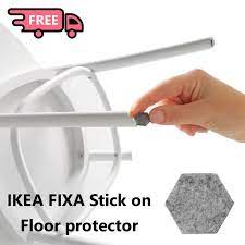 ikea fixa stick on floor protectors set