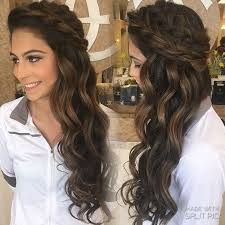 This hairstyle is perfect for brides whose style goes more feminine and soft. Image Result For Down Wedding Hair My Blog Down Hairstyles For Long Hair Hair Styles Down Hairstyles