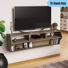 Wall Mounted Tv Stand Drifted Gray