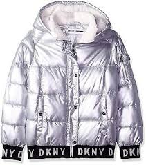 Dkny Girls Fashion Hooded Bomber Jacket Ebay