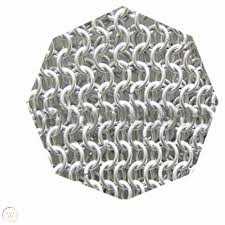 More images for aluminum mail » Aluminium Chainmail Shirt Butted Aluminum Chain Mail Haubergeon Medieval Armor 1880087451
