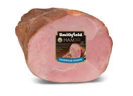 hardwood smoked bone in portion ham