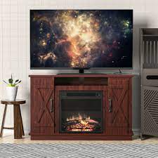 electric fireplace tv stand console