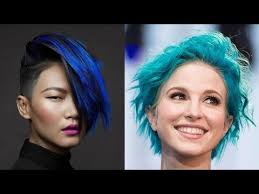 White hair may sound like an extreme option but it's actually pretty versatile as this a basis for many. Short Hair Brunettes Can Dye Their Hair Blue Without Bleach Thanks To Splat Midnight Hair Color Youtube