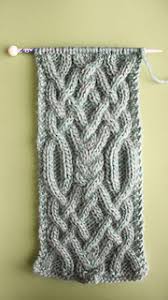 Fancy Celtic Cable Scarf Pattern By Kristen Mcdonnell