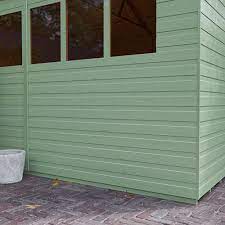 Sage Leaf Exterior Paint Tiger Sheds