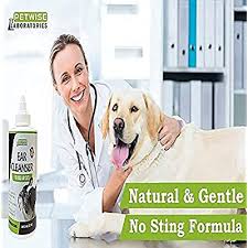 For example, cleaning solutions that contain tea tree oil are effective in case of bacterial and fungal infections. Buy Petwise Natural Ear Cleaner Solution 8 Oz Ear Cleaning Solution For Dogs And Cats Dog Ear Infection Treatment Best Ear Wash For Dogs Online In Indonesia B08w27vd94