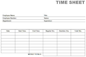 Free Time Card Template Printable Blank Pdf Time Card Time