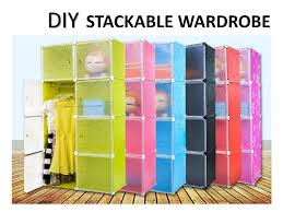 portable diy design stackable 8 cube