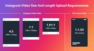 insram video size length upload