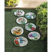 Colorful Garden Stepping Stones