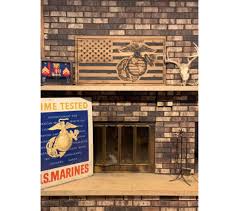 marine corps decor usmc american flag