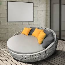 Supply Outdoor Wicker Daybed Round