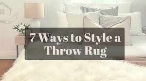7 Ways To Style A Throw Rug Foxy Home