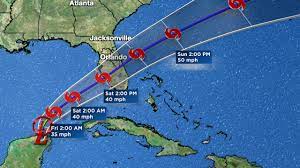 Storm warnings posted for Florida as ...