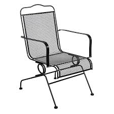Wrought Iron Outdoor Motion Chair At Home