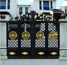 Time to replace the double hinged driveway gates with a single sliding gate. Home Aluminium Gate Design Steel Sliding Gate Aluminum Fence Gate Designs Hc Ag17 Doors Aliexpress