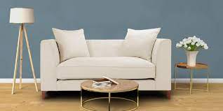 two seater sofa in light beige colour